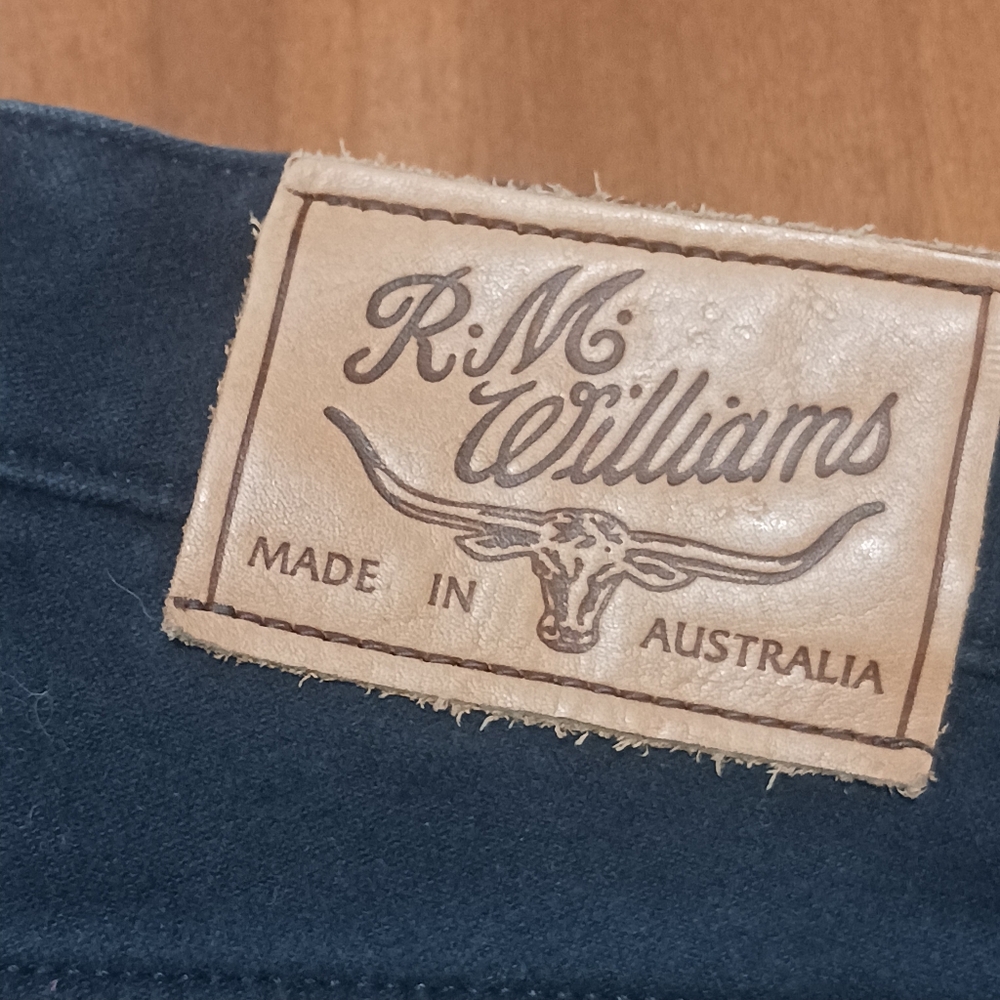 Jeans R.M. Williams Blue Indigo Australia Blue Jeans Australian View 3